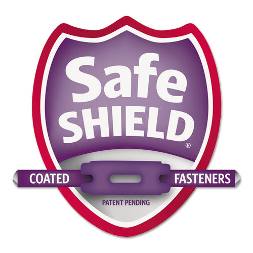 Image of Smead Pressboard Classification Folders, Six SafeSHIELD Fasteners, 2/5-Cut Tabs, 2 Dividers, Legal Size, Gray-Green, 10/Box