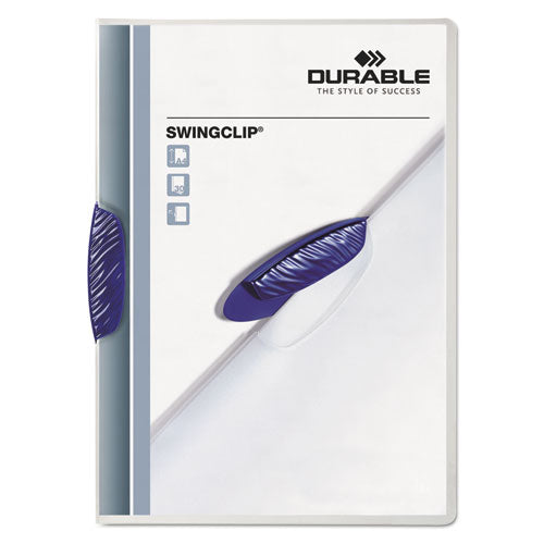 Image of Durable® Swingclip Clear Report Cover, Swing Clip, 8.5 X 11, Clear/clear, 25/box
