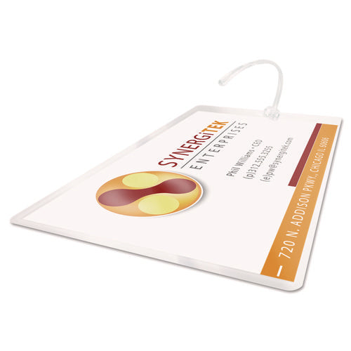 Image of GBC® Longlife Thermal Laminating Pouches, 10 Mil, 2.5" X 4.25", Gloss Clear, 100/box