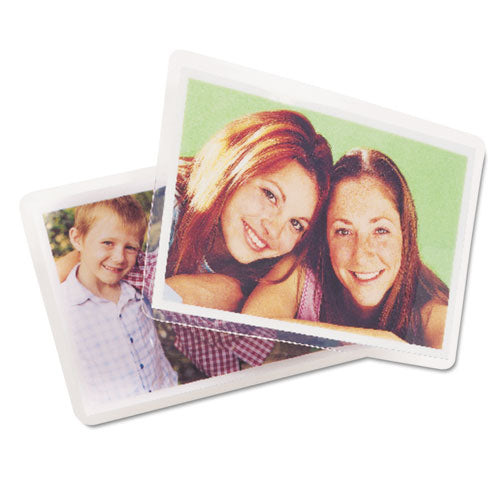 Image of GBC® Ultraclear Thermal Laminating Pouches, 5 Mil, 5.5" X 3.5", Gloss Clear, 25/pack
