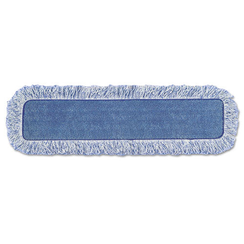 Image of Rubbermaid® Commercial High Absorbency Mop Pad, Nylon/polyester Microfiber, 18" Long, Blue