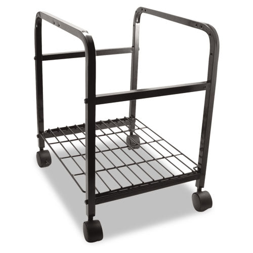 Image of Advantus Heavy-Duty File Shuttle, Metal, 1 Shelf, 17.13" x 14.25" x 20", Black