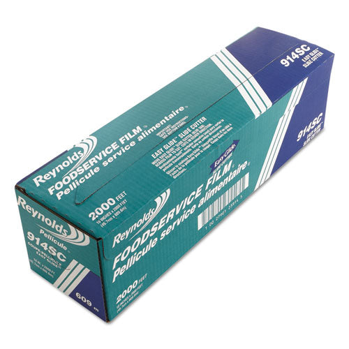 Image of Reynolds Wrap® PVC Food Wrap Film Roll in Easy Glide Cutter Box, 18" x 2,000 ft