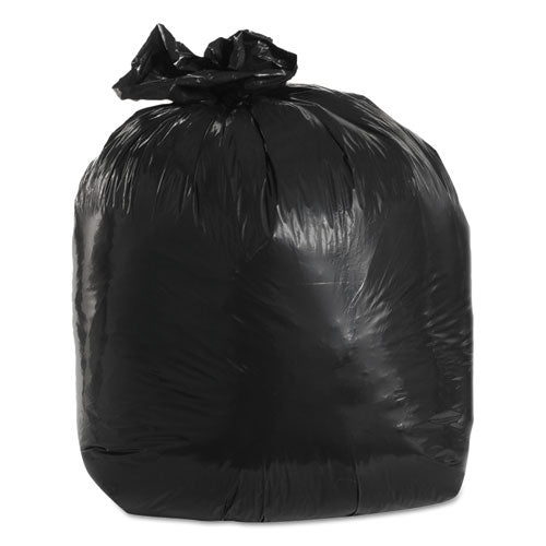 Image of Trinity Plastics Low-Density Can Liners, 20 gal, 1.25 mil, 30" x 36", Black, Flat Pack, 100/Carton