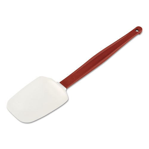 Image of Rubbermaid® Commercial High Heat Scraper Spoon, Plastic, 13.5", Red/White
