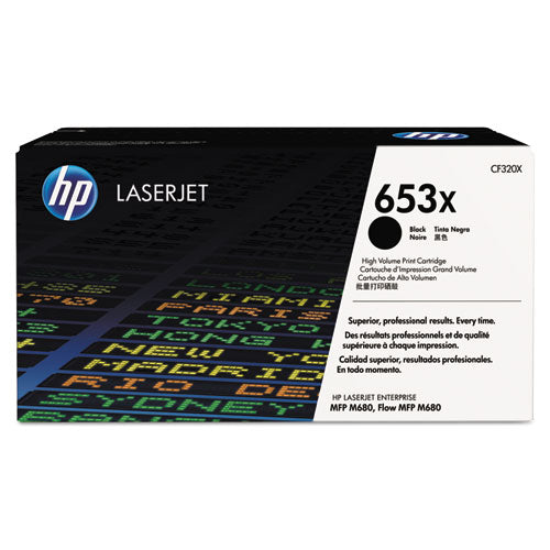 Image of HP HP 653x, (cf320x) High-Yield Black Original Laserjet Toner Cartridge