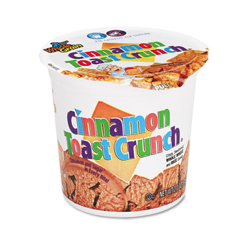 Image of General Mills Cinnamon Toast Crunch Cereal, Single-Serve 2 Oz Cup, 6/pack