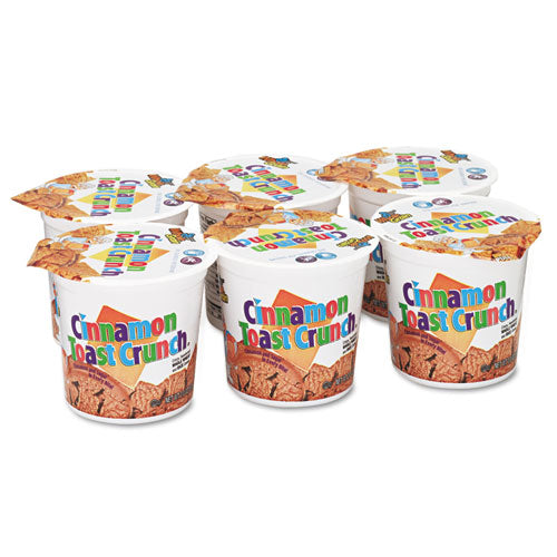 Image of General Mills Cinnamon Toast Crunch Cereal, Single-Serve 2 Oz Cup, 6/pack