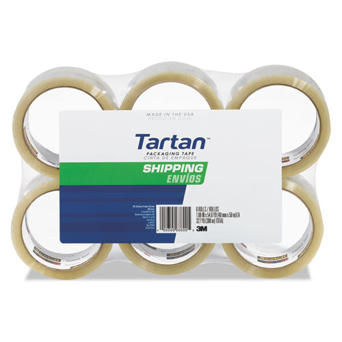 Image of Tartan 3710 Packaging Tape, 3" Core, 1.88" X 54.6 Yds, Clear, 6/pack