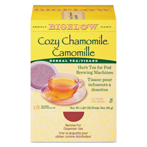 Image of Bigelow® Cozy Chamomile Herbal Tea Pods, 1.90 Oz, 18/box
