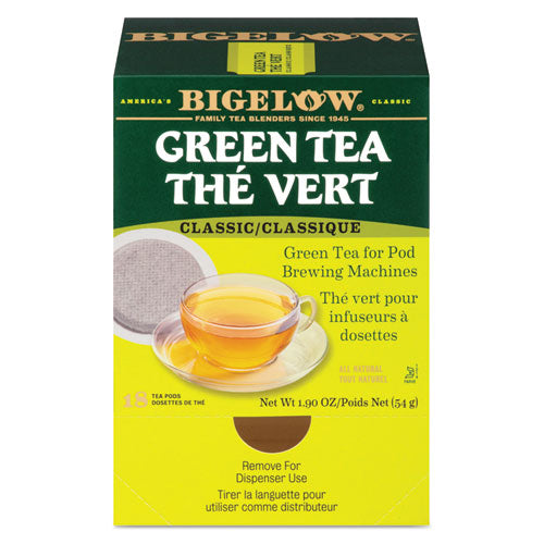 Image of Bigelow® Green Tea Pods, 1.90 Oz, 18/box
