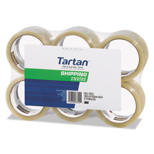 Image of Tartan 3710 Packaging Tape, 3" Core, 1.88" X 54.6 Yds, Clear, 6/pack