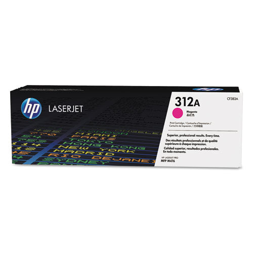 Image of HP HP 312a, (cf383a) Magenta Original Laserjet Toner Cartridge