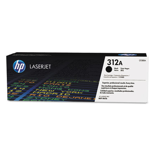Image of HP HP 312a, (cf380a) Black Original Laserjet Toner Cartridge