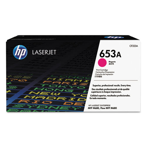 Image of HP HP 653a, (cf323a) Magenta Original Laserjet Toner Cartridge