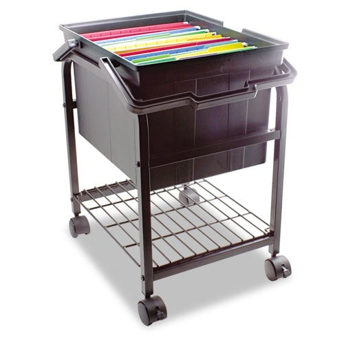 Image of Advantus Companion Portable File, Letter/legal Files, 17" X 14" X 11", Black
