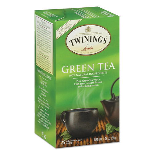 Image of TWININGS® Tea Bags, Green, 1.76 Oz, 25/box