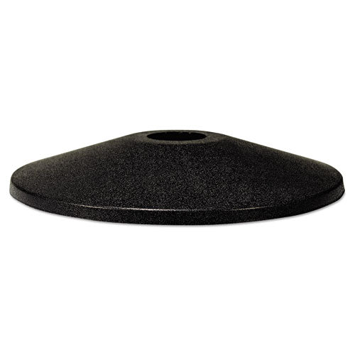 Image of Tatco Adjusta-Tape Crowd Control Base Only, Steel, 14" Deep, Black, 2/box