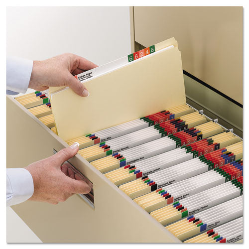 Image of Smead Manila File Folders, Straight Tabs, Letter Size, 0.75" Expansion, Manila, 100/Box