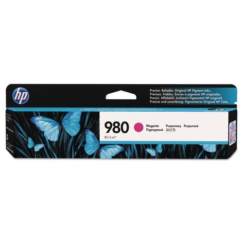 Image of HP HP 980, (d8j08a) Magenta Original Ink Cartridge