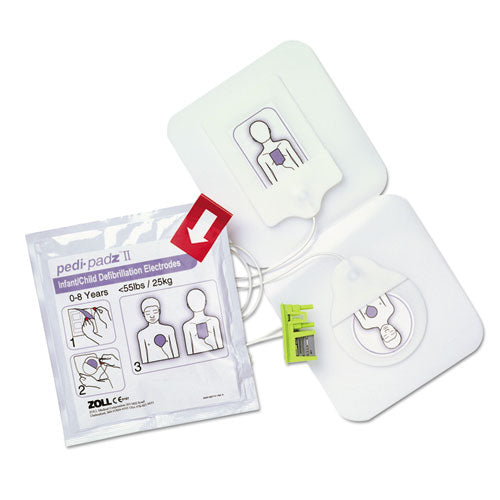 Image of ZOLL® Pedi-Padz Ii Defibrillator Pads, Children Up To 8 Years Old, 2-Year Shelf Life