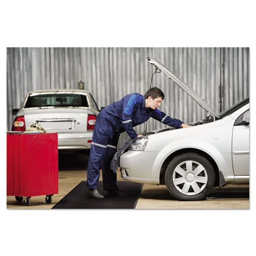 Image of Guardian Air Step Antifatigue Mat, Polypropylene, 36 X 60, Black