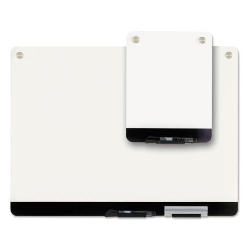 Image of Iceberg Clarity Personal Board, 9" x 12", White Surface, Satin Aluminum Frame