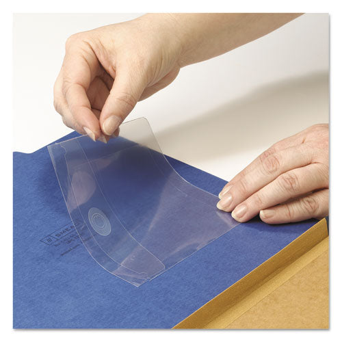 Image of Smead Self-Adhesive CD/Diskette Pockets, Clear, 10/Pack