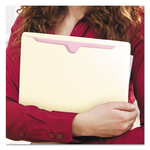 Image of Smead Manila File Jackets, 2-Ply Straight Tab, Legal Size, Manila, 100/box