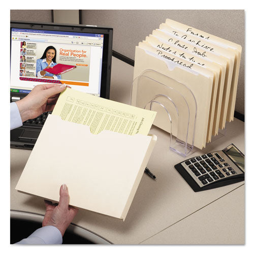 Image of Smead Manila File Jackets, 1-Ply Straight Tab, Legal Size, Manila, 50/box