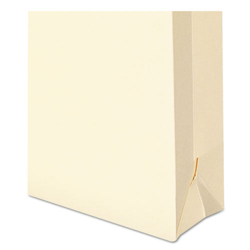 Image of Smead 100% Recycled Top Tab File Jackets, Straight Tab, Letter Size, Manila, 50/box