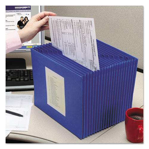 Image of Smead Self-Adhesive Poly Pockets, Top Load, 6.25 x 4.56, Clear, 100/Box