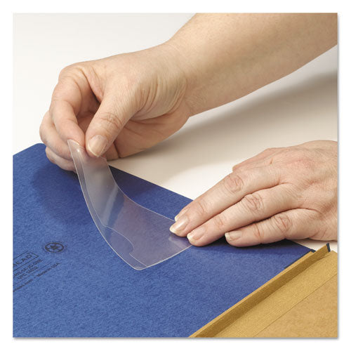 Image of Smead Self-Adhesive Poly Pockets, Top Load, 4.06 x 3, Clear, 100/Box