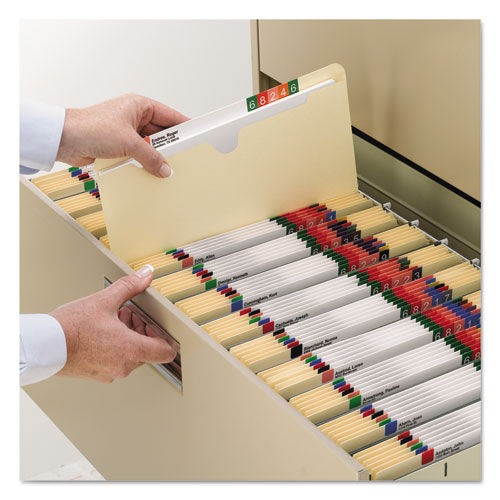 Image of Smead Manila File Jackets, 1-Ply Straight Tab, Letter Size, Manila, 100/box