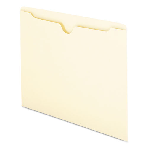 Image of Smead Manila File Jackets, 1-Ply Straight Tab, Letter Size, Manila, 100/box