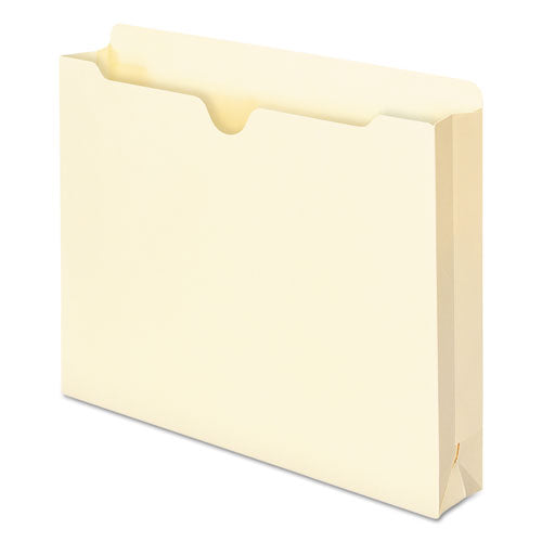 Image of Smead Manila File Jackets, 1-Ply Straight Tab, Letter Size, Manila, 50/box