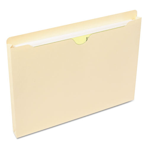 Image of Smead Manila File Jackets, 2-Ply Straight Tab, Letter Size, Manila, 50/box