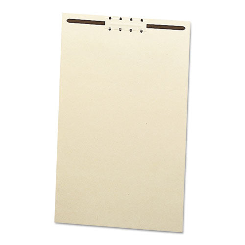 Image of Smead Fastener File Backs, 1 Fastener, 2" Capacity, Legal Size, Manila, 100/Box