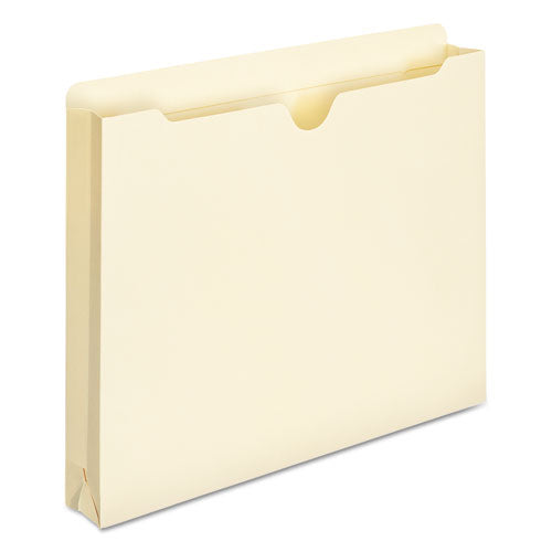 Image of Smead Manila File Jackets, 2-Ply Straight Tab, Letter Size, Manila, 50/box