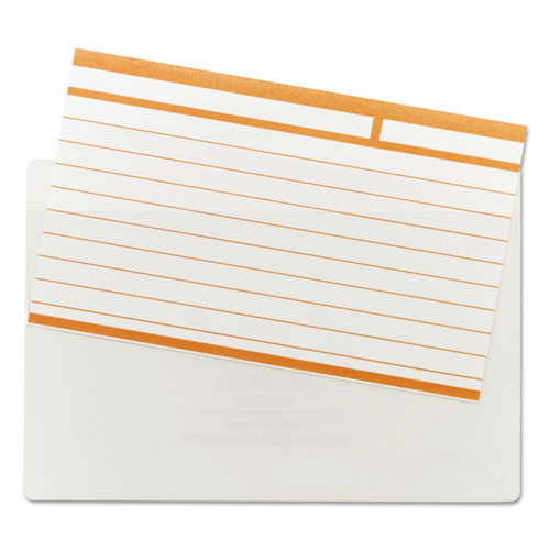 Image of Smead Self-Adhesive Poly Pockets, Top Load, 5.31 x 33.63, Clear, 100/Box