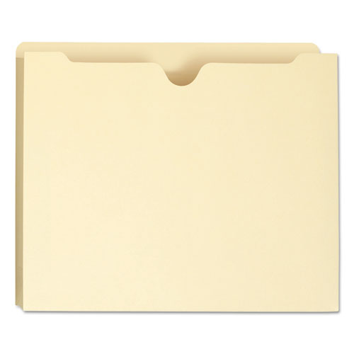 Image of Smead Manila File Jackets, 1-Ply Straight Tab, Letter Size, Manila, 50/box