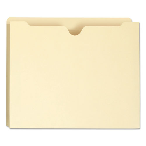 Image of Smead Manila File Jackets, 2-Ply Straight Tab, Letter Size, Manila, 50/box