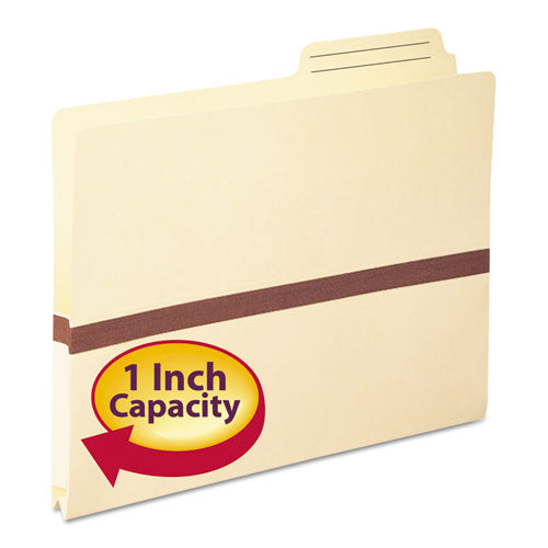 Image of Smead Manila File Pockets, 1" Expansion, Letter Size, Manila
