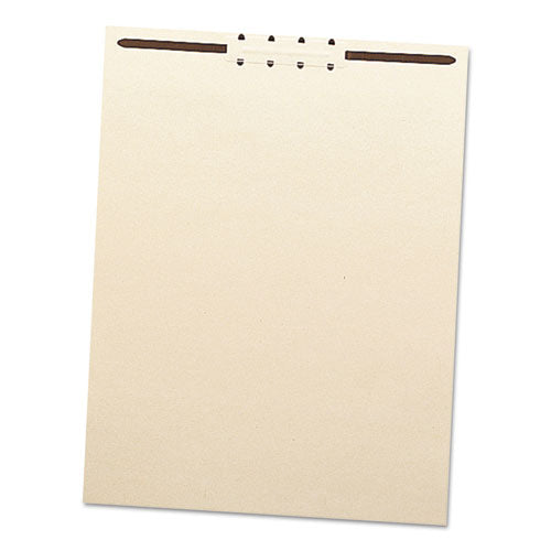 Image of Smead Fastener File Backs, 1 Fastener, 2" Capacity, Letter Size, Manila, 100/Box