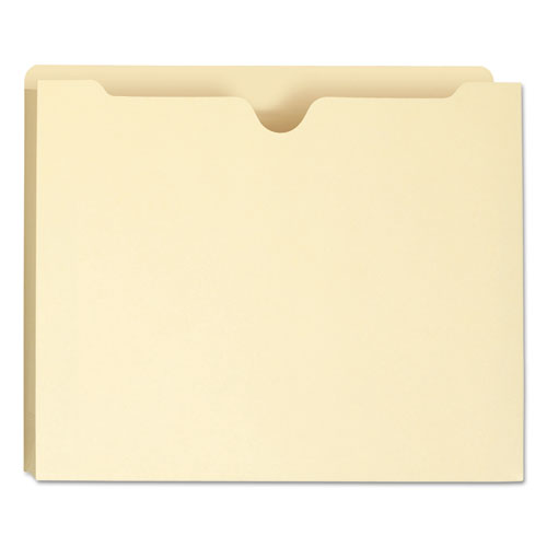 Image of Smead Manila File Jackets, 1-Ply Straight Tab, Letter Size, Manila, 50/box