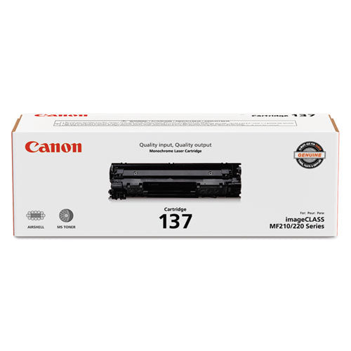 Image of Canon® 9435b001 (137) Toner, 2,400 Page-Yield, Black