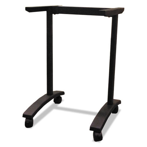 Image of Alera® Alera Valencia Series Training Table T-Leg Base, 24.5w X 19.75d X 28.5h, Black