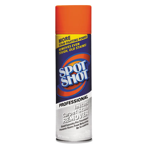 Image of WD-40® Spot Shot Professional Instant Carpet Stain Remover, 18 Oz Aerosol Spray, 12/carton