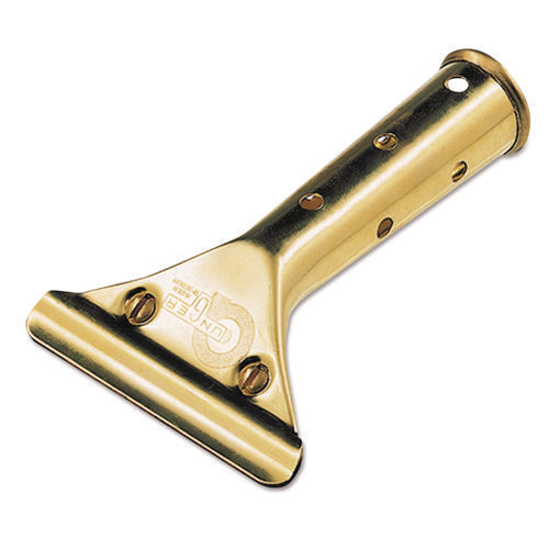 Image of Unger® Golden Clip Brass 4.5" Squeegee Handle