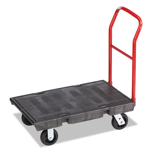 Image of Rubbermaid® Commercial Heavy-Duty Platform Truck Cart, 1,000 Lb Capacity, 24 X 36 Platform, Black
